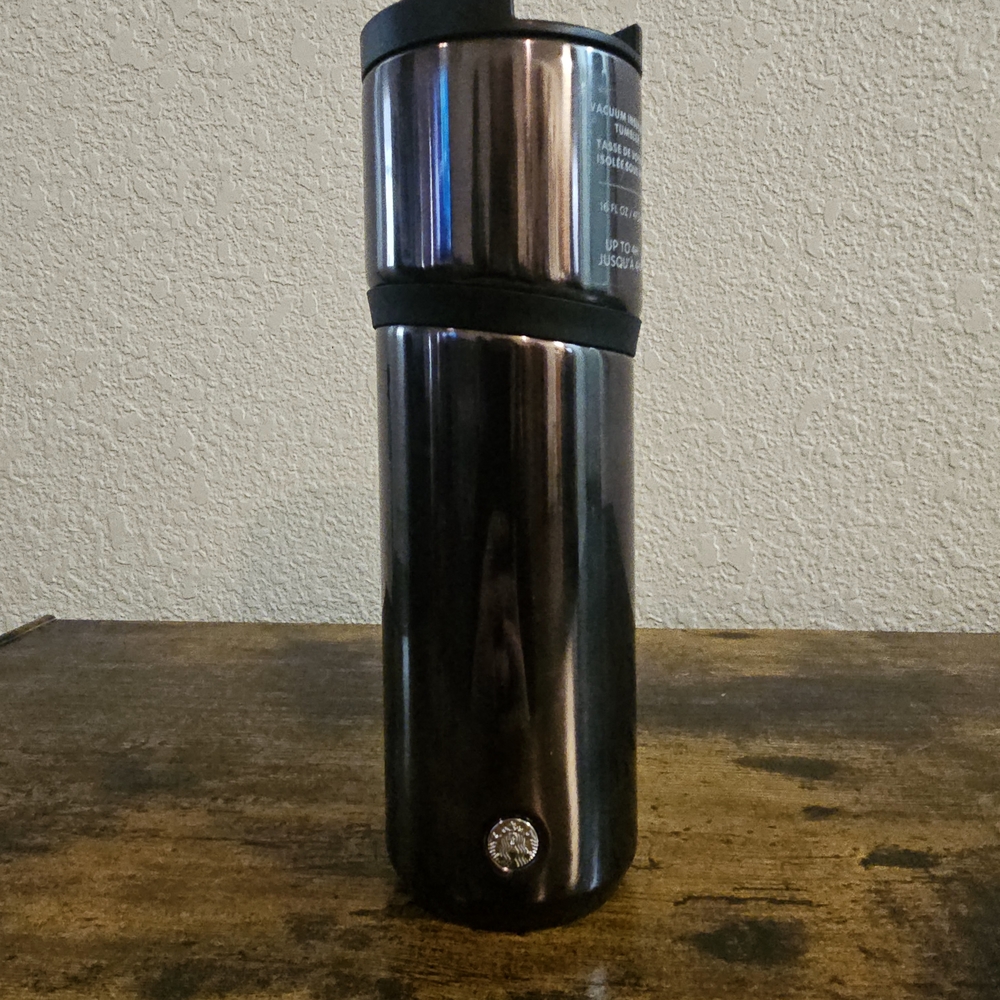 Starbucks Stainless Steel Travel Mug with Black Lid